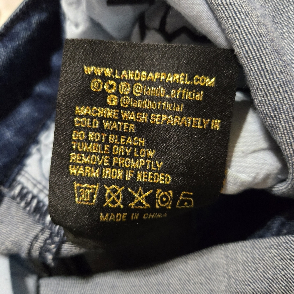 Embroidered Flare Jeans By L & B size 14 Worn Once! - Picture 7 of 12